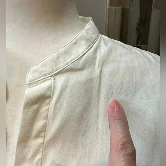 The Kooples Womens Button Down Fitted White Long Sleeve Size M - Picture 7 of 11